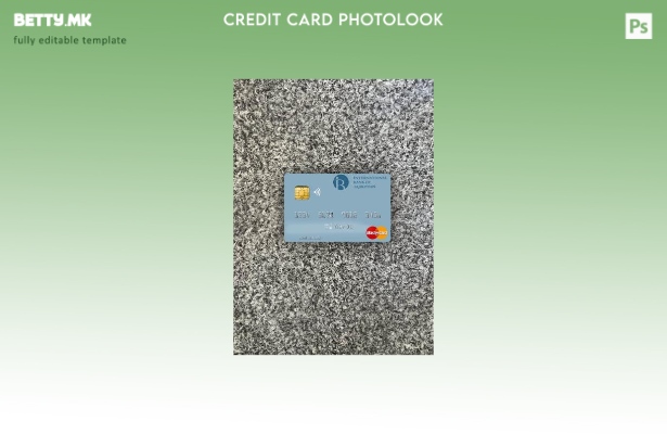 Модерен стил Таџикистан IBT мастер карта photolook преден шаблон